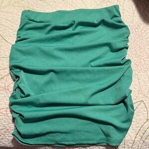 Green Women's bodycon Skirt